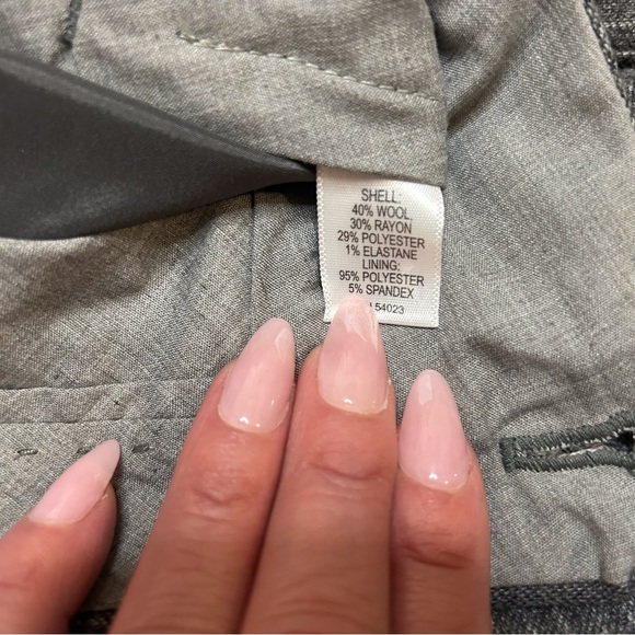 Banana Republic Wool Pinstripe Straight Leg The Martin Fit Pants NWT - Picture 5 of 12